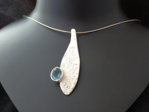 Zilveren hanger met Fluoriet