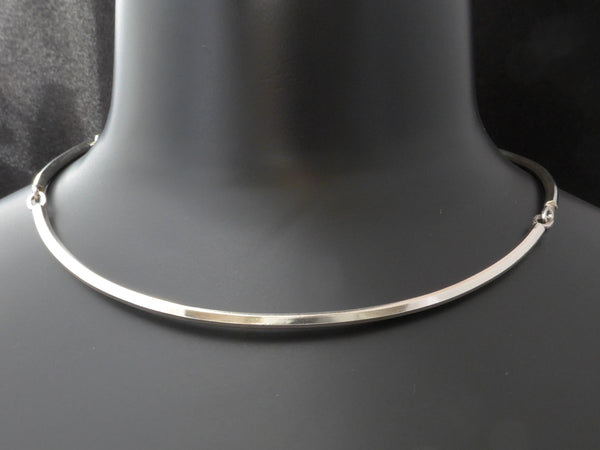 Zilveren spang/collier