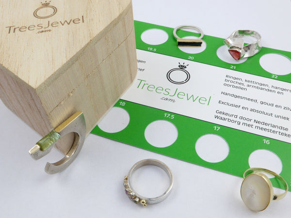 Cadeaubon met gratis ringmaatkaart