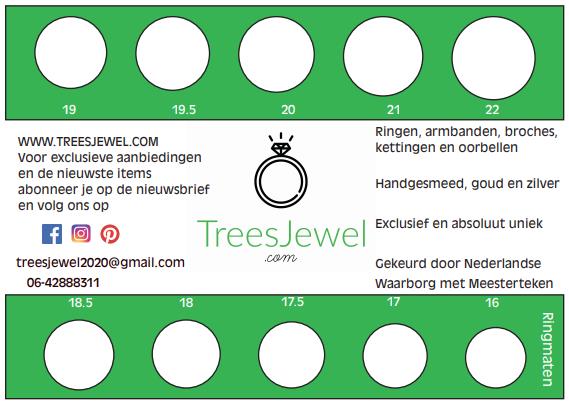 Cadeaubon met gratis ringmaatkaart